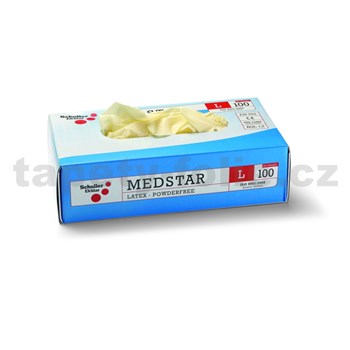 Rukavice velikost 9/L nepudrovaná MED STAR balení 100ks