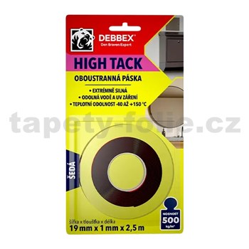 Oboustranná páska HIGH TACK 19mm x 2,5m - BLISTR