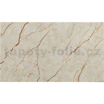 Samolepící PVC 3D panely rozměr 60 x 30 cm, Marble béžový