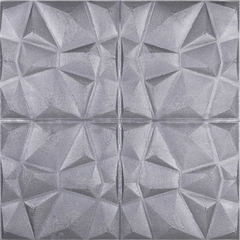 Samolepící pěnové 3D panely rozměr 70 x 69 cm, diamant stříbrný
