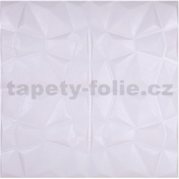 Samolepící pěnové 3D panely rozměr 70 x 69 cm, diamant bílý