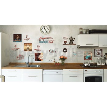 Samolepky na zeď Coffee - POSLEDNÍ KUSY