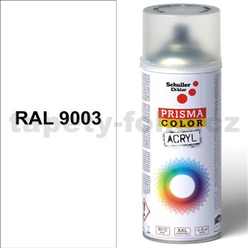 Sprej signální bílý 400ml odstín RAL 9003 barva signální bílá