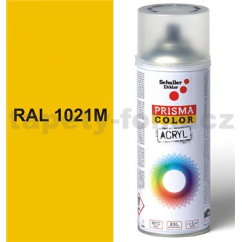 Sprej žlutý matný 400ml, odstín RAL 1021M barva žlutá matná