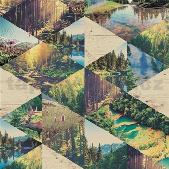 Vliesové tapety na zeď Virtual Vision les
