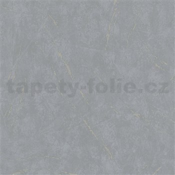 Vliesové tapety na zeď VILLA ROMANA stěrkovaná omítkovina šedá s niklovými odlesky