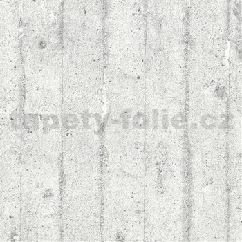 Vliesové tapety IMPOL Wood and Stone 2 betonová zeď šedá