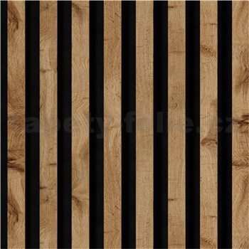 Dekorační panely wotan 3D lamely na filcovém podkladu 40 x 40 cm