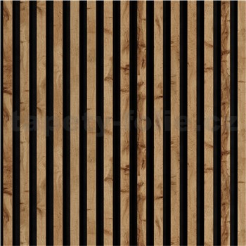 Dekorační panely wotan 3D lamely na filcovém podkladu 60 x 60 cm