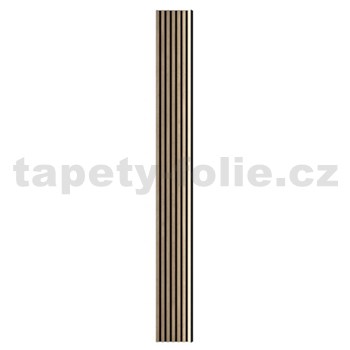 Akustické dek. panely LED dub saragossa 3D lamely na filc.podkl. 270 x 30 cm - 7 lamel (bez zdroje)