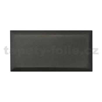 Čalouněný panel SOFTLINE 60 x 30 cm tmavě hnědý