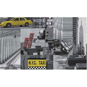Samolepící tapety City taxi - 45 cm x 15 m -  POSLEDNÍ METRY