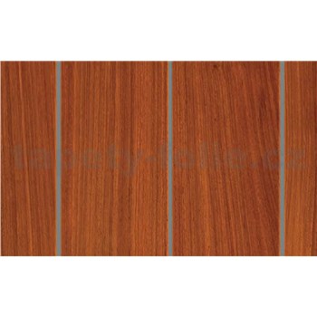 Samolepící tapety teakové dřevo - 90 cm x 15 m - POSLEDNÍ METRY