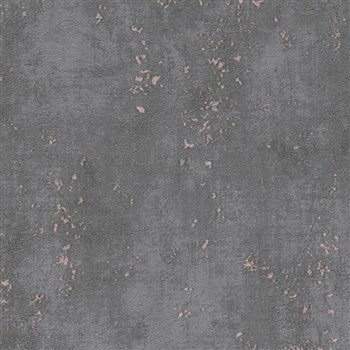 Vliesové tapety na zeď IMPOL Titanium 3 beton tmavý s růžově zlatou patinou