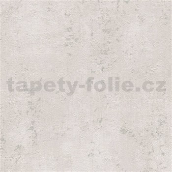 Vliesové tapety na zeď IMPOL Titanium 3 beton světle hnědý se stříbrnou patinou