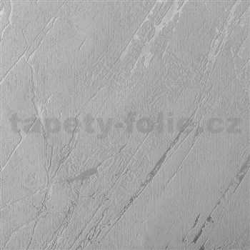 Vliesové tapety na zeď IMPOL stěrka šedá se stříbrnými detaily