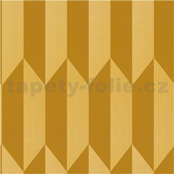 Vliesové tapety na zeď CosmoLiving art-deco metalicky zlatý
