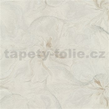 Vliesové tapety na zeď Aurora fusion s třpytkami krémový