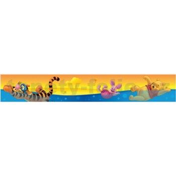 Bordura medvídek Pú ve vodě 5 m x 10,6 cm