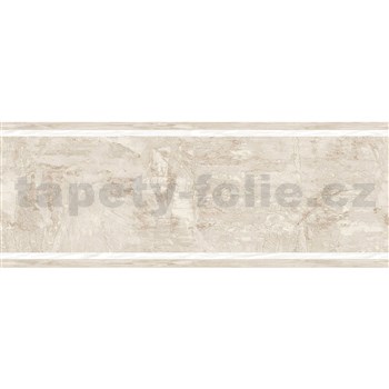 Samolepicí bordury na zeď betonová stěrka hnědá 5 m x 5,8 cm