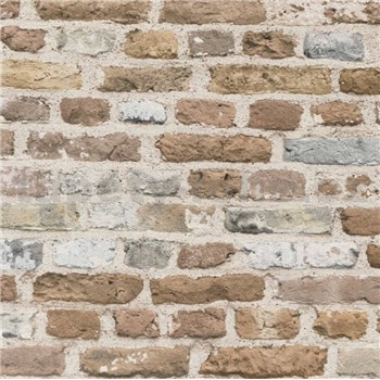 Vliesové tapety na zeď IMPOL BOS cihly béžové