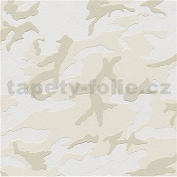 Vliesové tapety na zeď Boys & Girls maskáč béžový - POSLEDNÍ KUSY