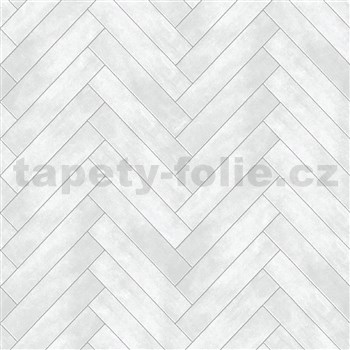 Dekorativní obklad na stěnu Ceramics Chevron obklad šedý šířka 67,5 cm x 20 m