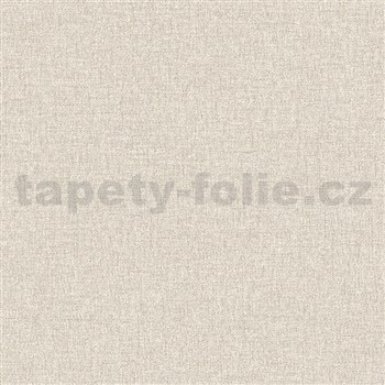 Vliesové tapety na zeď IMPOL Collection textilní struktura světle hnědá