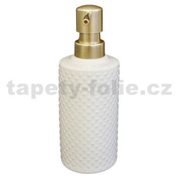 Dávkovač mýdla BARCELONA WHITE/GOLD