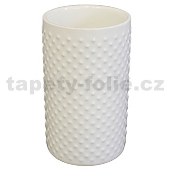 Kelímek na zubní kartáčky BARCELONA WHITE/GOLD