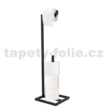 Elegantní černý stojan na toaletní papír - POSLEDNÍ KUSY