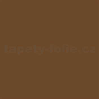 Samolepící tapety - hnědá 45 cm x 15 m - POSLEDNÍ METRY