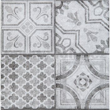 Vinylové samolepící podlahové čtverce Classic Maroccan šedý rozměr 30,5 cm x 30,5 cm
