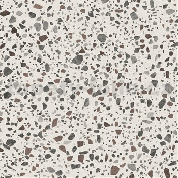 Vinylové samolepící podlahové čtverce Classic Terazzo šedo-černý rozměr 30,5 cm x 30,5 cm