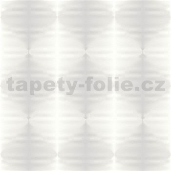 Vliesové tapety na zeď PRISME 3D abstrakt moderní bílo-krémový