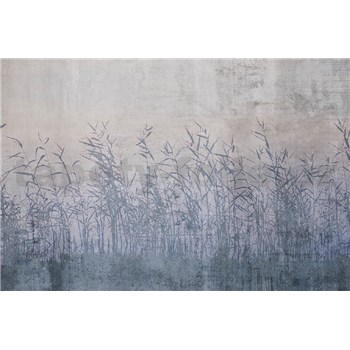 Vliesové fototapety rákosí s patinou rozměr 375 cm x 250 cm - POSLEDNÍ KUSY