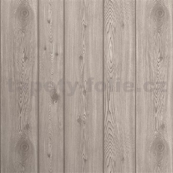 Papírové tapety na zeď Imitations dřevěné desky šedé