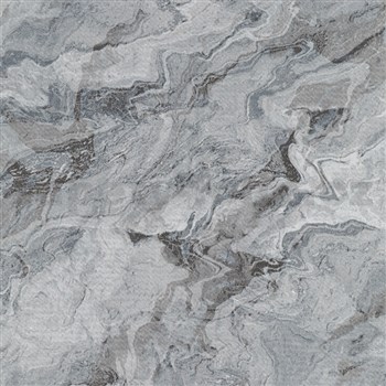 Vliesové tapety na zeď IMPOL Evolution mramor šedý se stříbrnými konturami