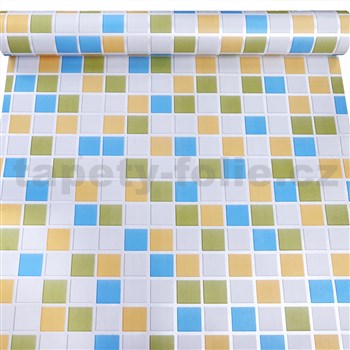 Samolepící tapety mozaika barevná 45 cm x 10 m