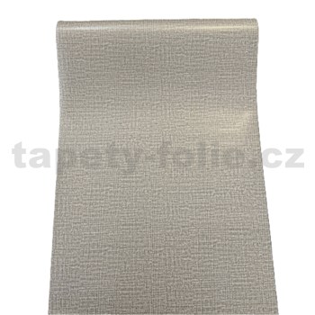 Samolepící tapety textilní vzor šedý 45 cm x 10 m
