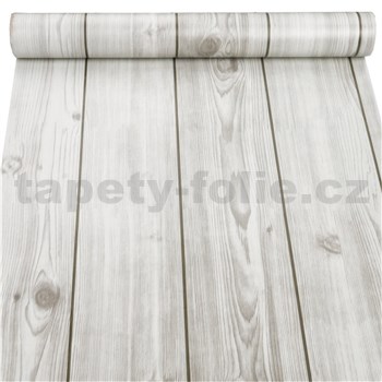 Samolepící tapety desky dřevěné šedé 45 cm x 10 m