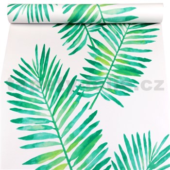 Samolepící tapety palmové listy 45 cm x 10 m
