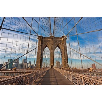 Vliesové fototapety Brooklyn Bridge rozměr 375 cm x 250 cm