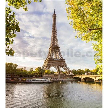 Vliesové fototapety Eiffelova věž rozměr 225 cm x 250 cm - POSLEDNÍ KUSY