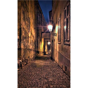 Vliesové fototapety temná ulička rozměr 150 cm x 250 cm - POSLEDNÍ KUSY