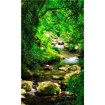 Vliesové fototapety potok rozměr 150 cm x 250 cm - POSLEDNÍ KUSY