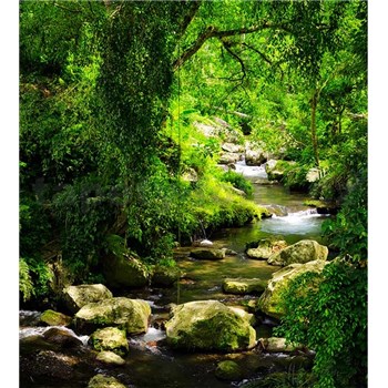 Vliesové fototapety potok rozměr 225 cm x 250 cm - POSLEDNÍ KUSY