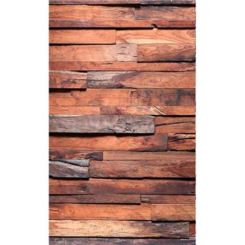 Vliesové fototapety dřevěná stěna rozměr 150 cm x 250 cm - POSLEDNÍ KUSY