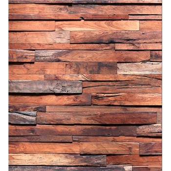 Vliesové fototapety dřevěná stěna rozměr 225 cm x 250 cm