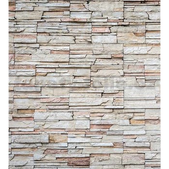 Vliesové fototapety ukládaný kámen rozměr 225 cm x 250 cm - POSLEDNÍ KUSY